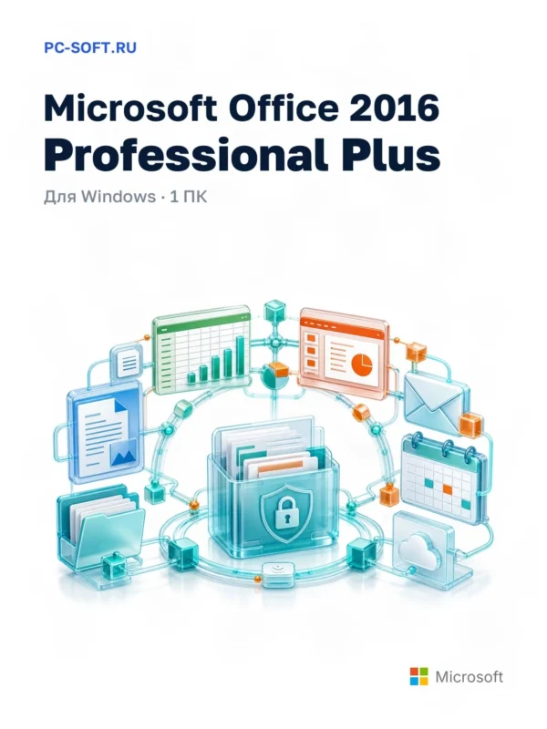 Microsoft Office 2016 Pro Plus на 1 ПК
