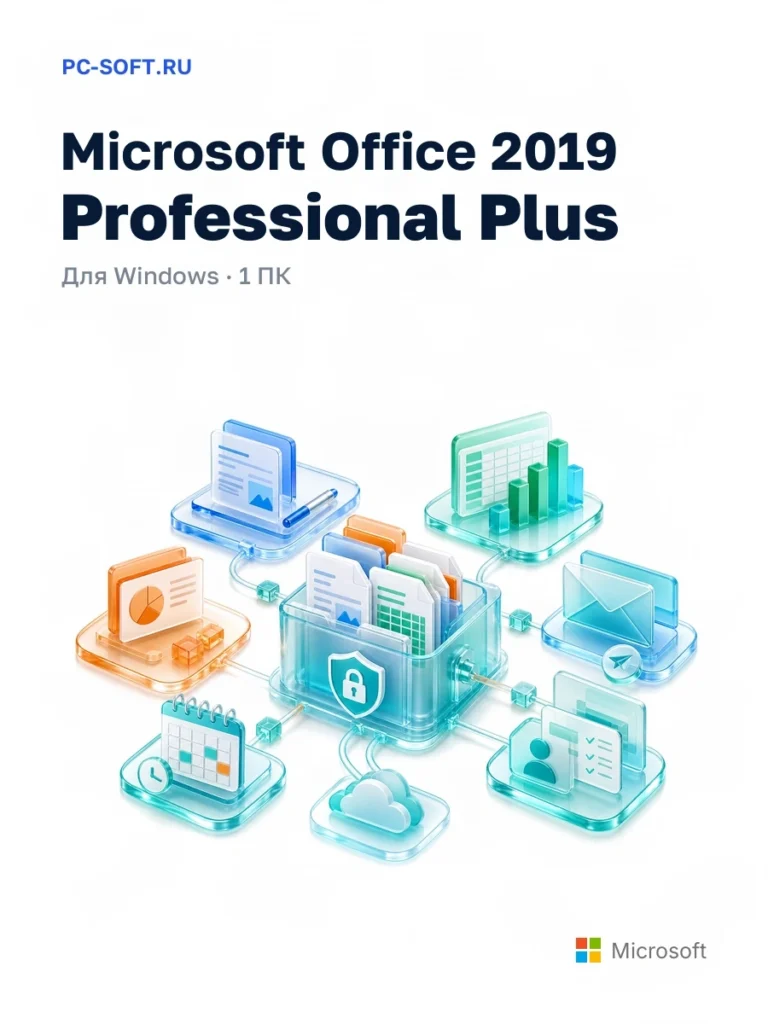 Карточка загрузки Microsoft Office 2019 Professional: официальный дистрибутив Microsoft
