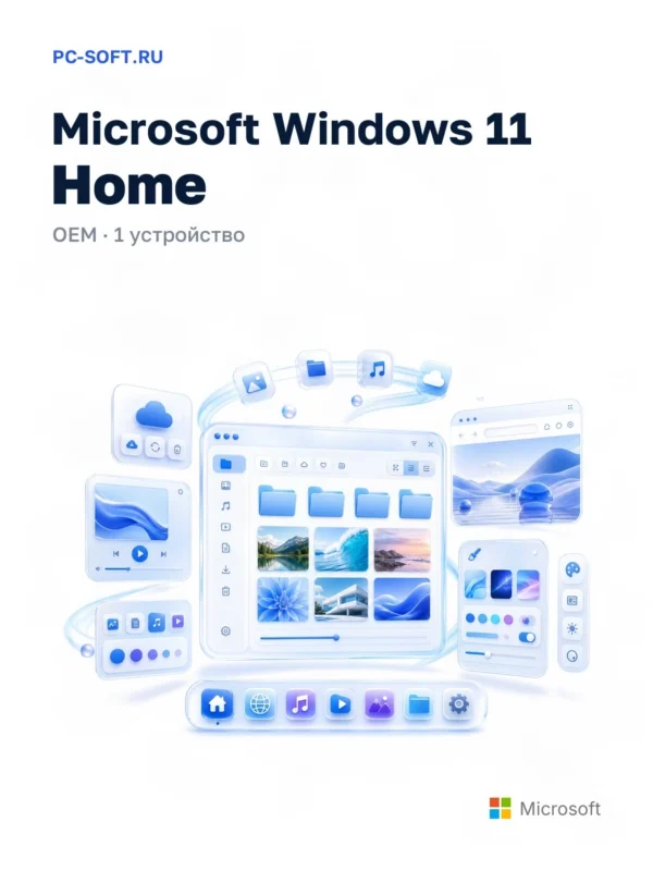Windows 11 Home OEM по телефону