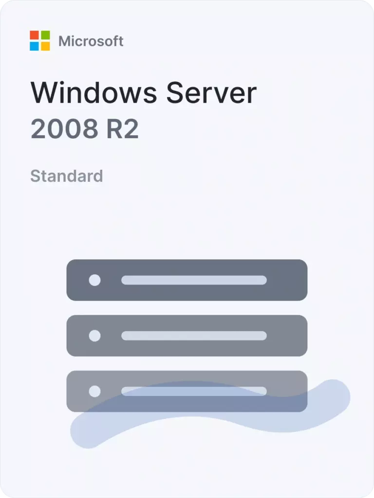 Лицензионный ключ активации Microsoft Windows Server 2008 R2 Standard