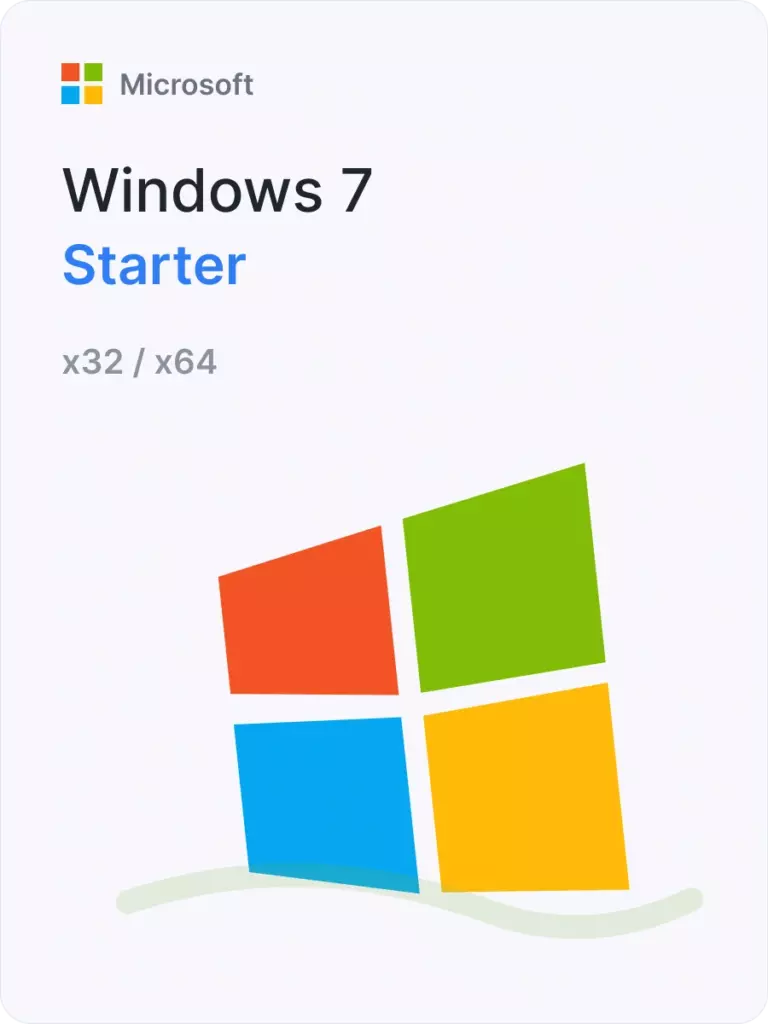 Windows 7 Starter SP1, x32/x64