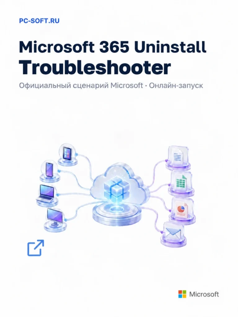 Microsoft 365 Uninstall Troubleshooter — официальный сценарий Microsoft, онлайн-запуск