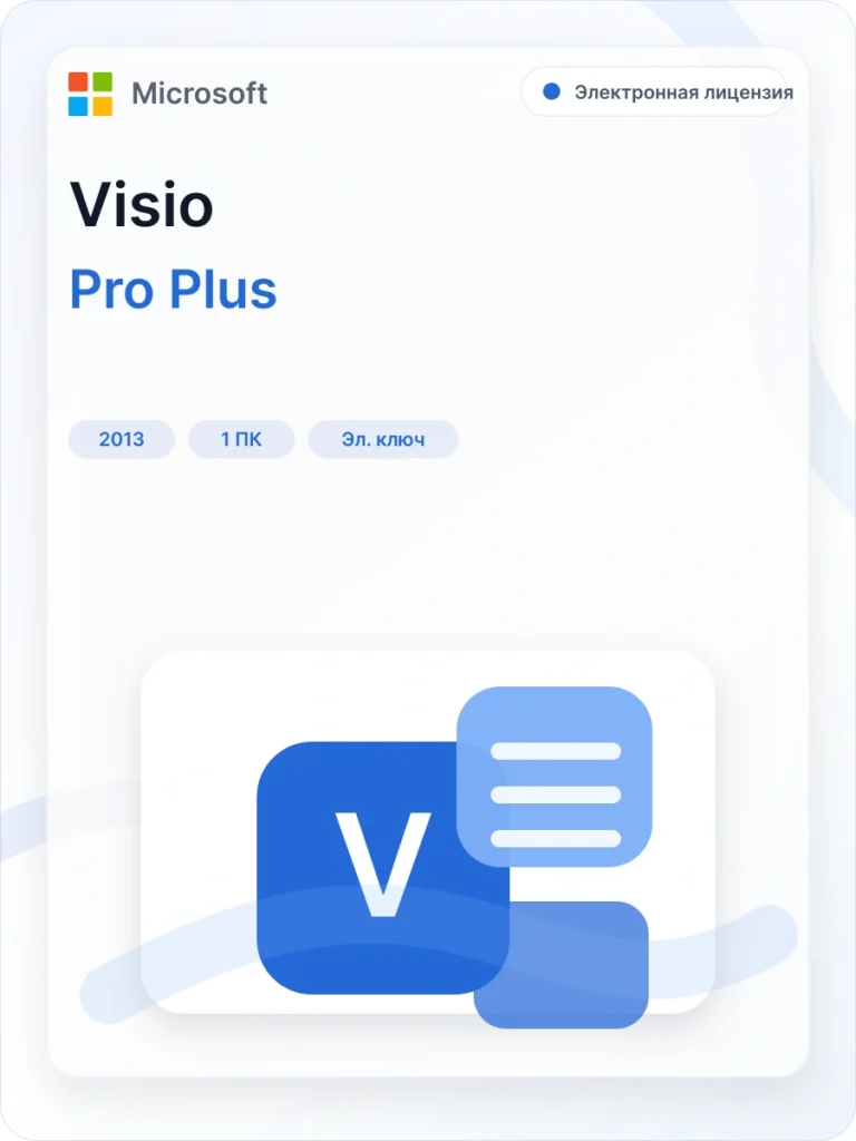 Карточка загрузки Microsoft Visio Professional 2013: официальный дистрибутив Microsoft