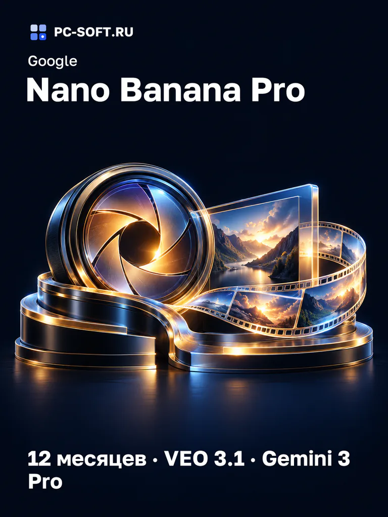 Google Nano Banana Pro 12 месяцев · VEO 3.1 · Gemini 3 Pro