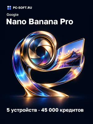 Google Nano Banana Pro 5 устройств · 45 000 кредитов