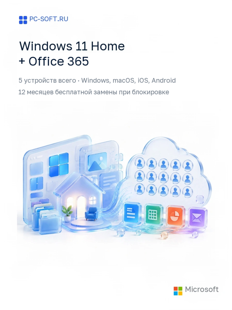 Комплект Windows 11 Home + Office 365