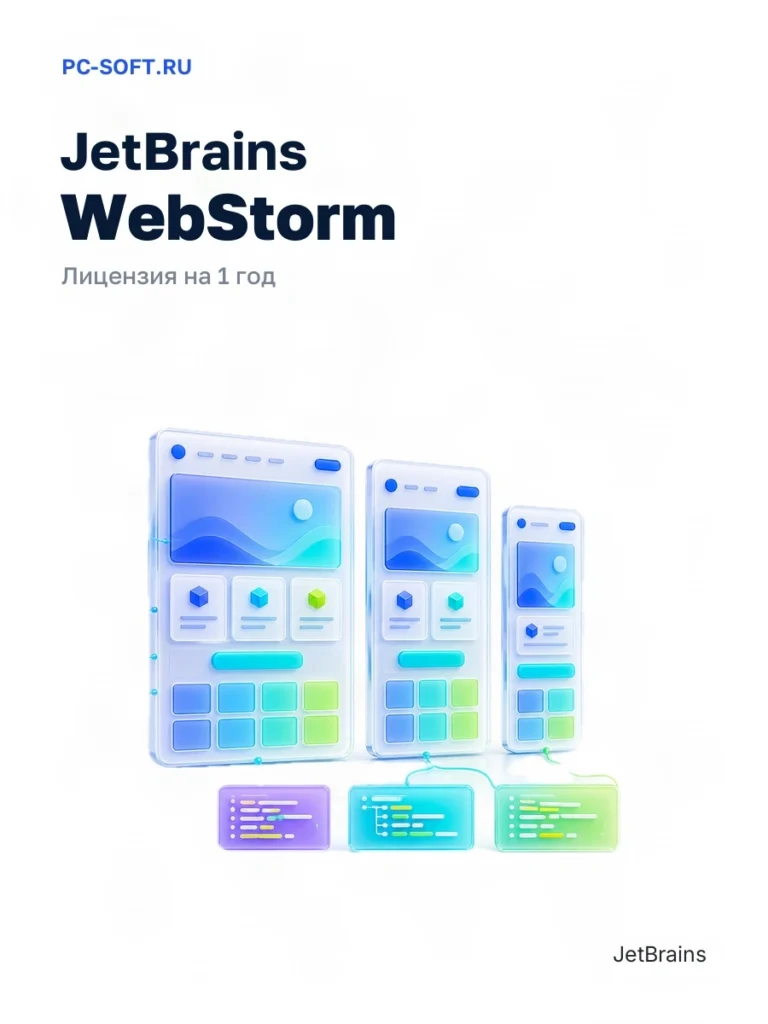 JetBrains WebStorm - лицензия на 1 год