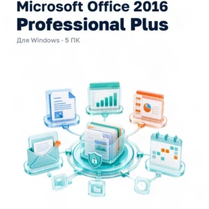 Microsoft Office 2016 Pro Plus на 5 ПК