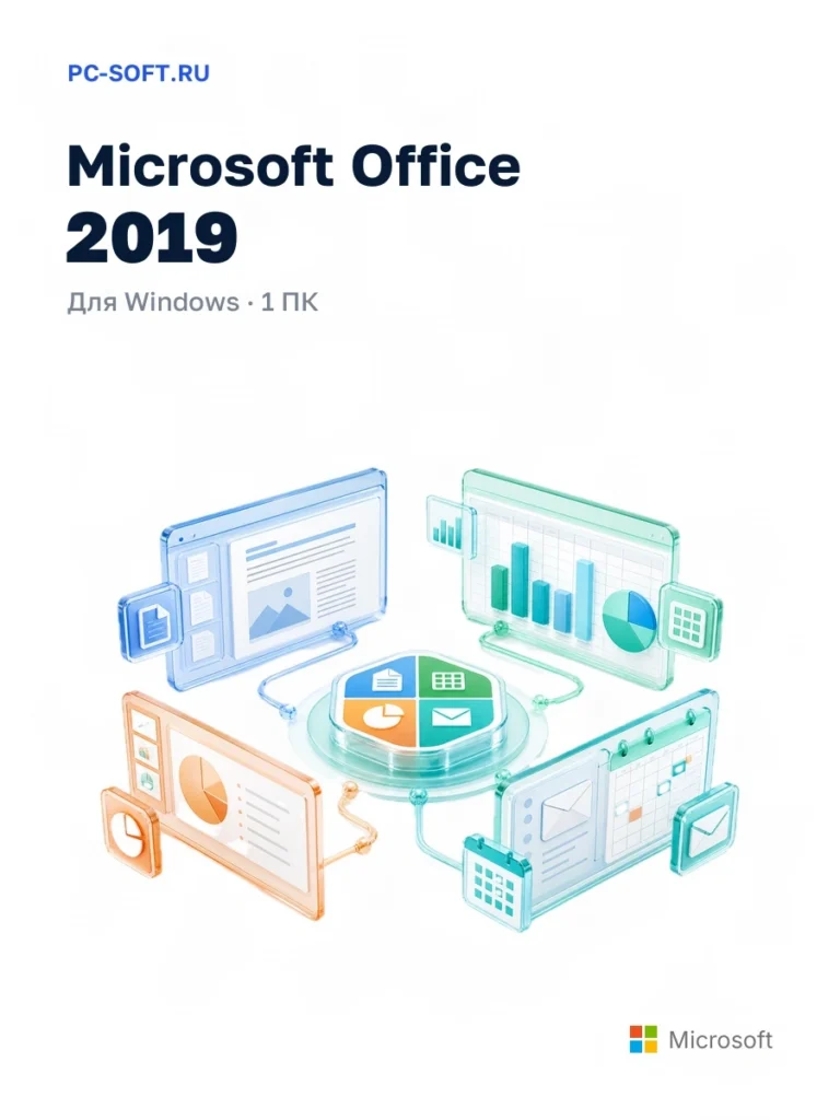 Microsoft Office 2019 Professional Plus — лицензионный ключ для 1 ПК