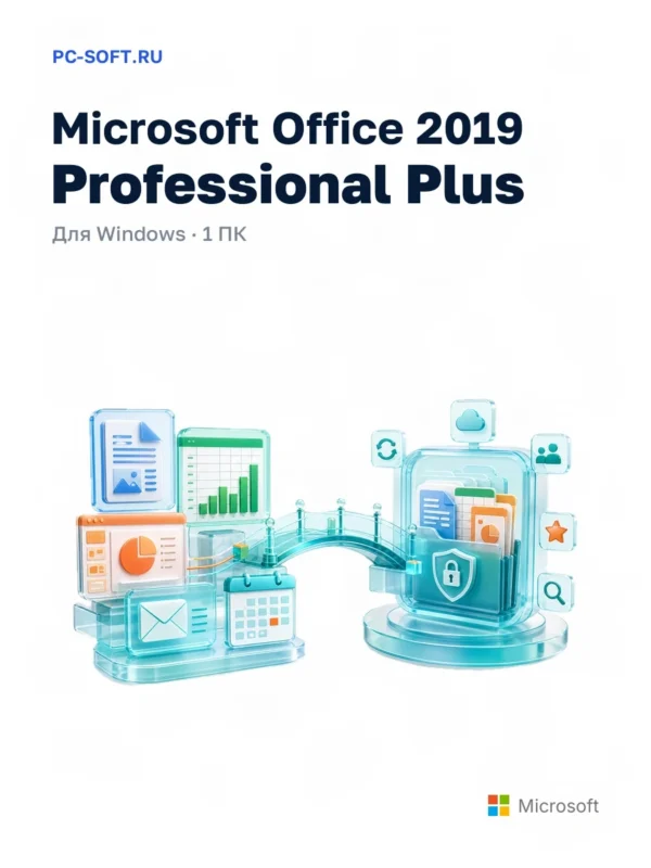 Microsoft Office 2019 Pro Plus на 1 ПК
