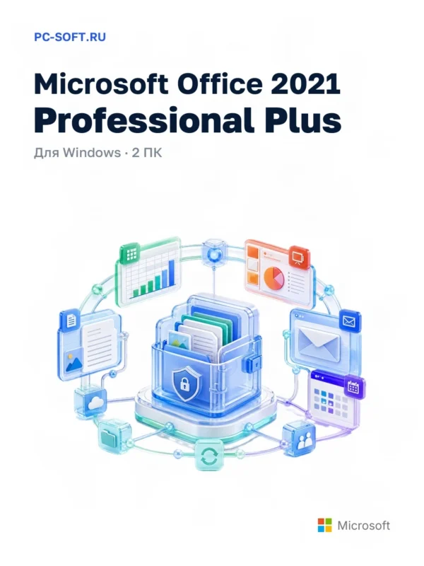 Microsoft Office 2021 Pro Plus на 2 ПК