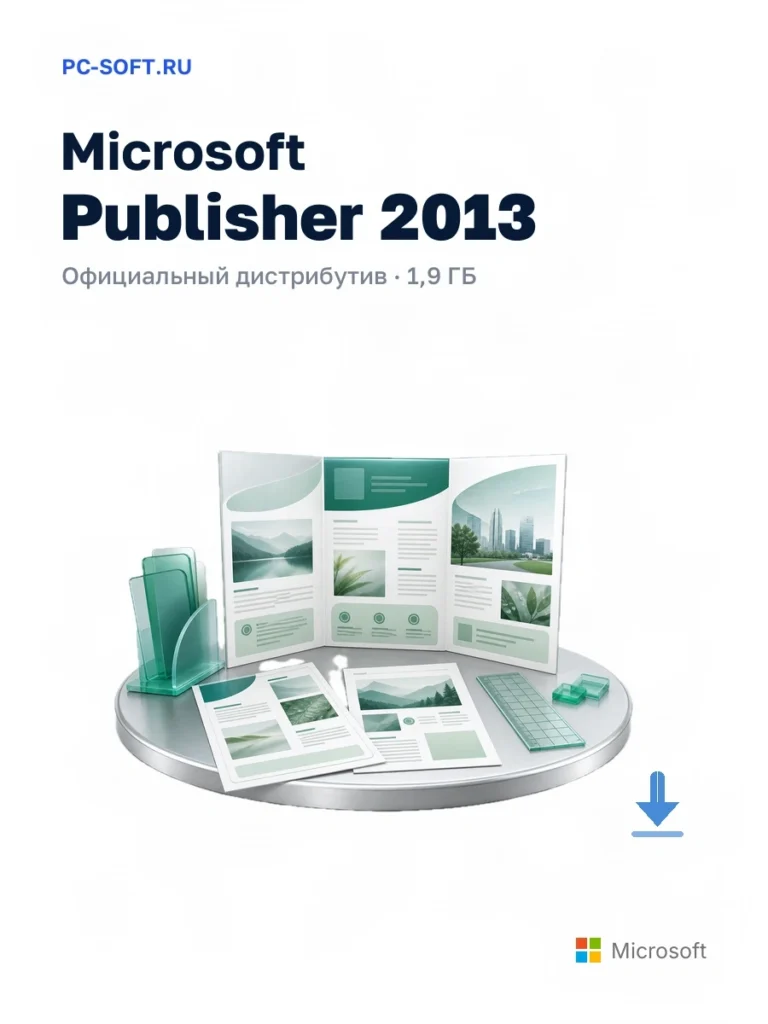 Microsoft Publisher 2013 — официальный дистрибутив, 1,9 ГБ