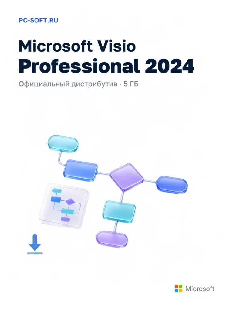 Microsoft Visio Professional 2024 — официальный дистрибутив, 5 ГБ