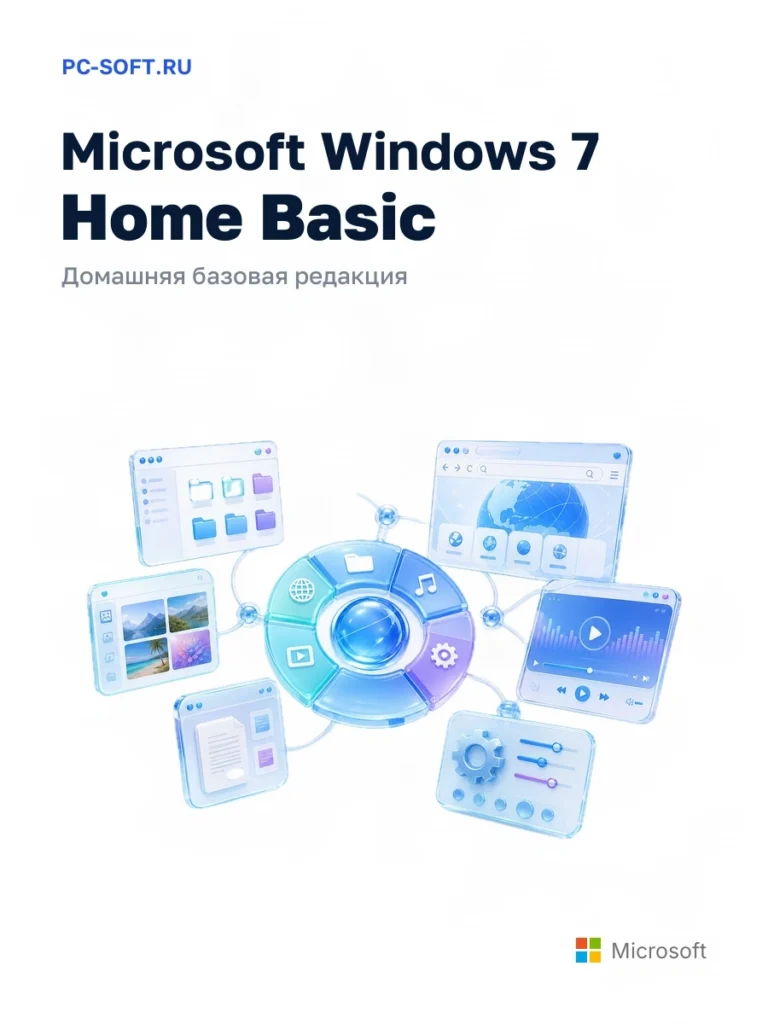 Microsoft Windows 7 Home Basic — домашняя базовая редакция