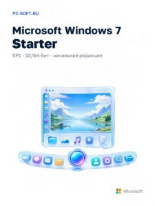 Windows 7 Starter SP1, x32/x64