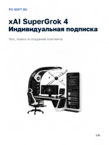 Индивидуальный Grok Ai | xAI SuperGrok 4 - подписка…